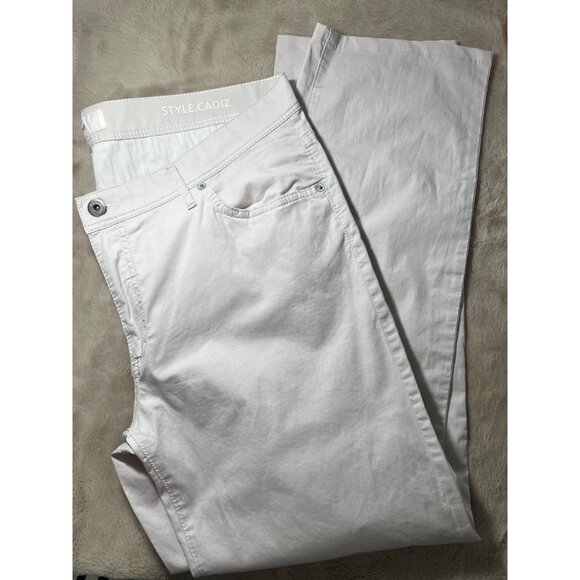 Mens Brax Ultralight Straight Leg Pants Beige Cotton Blend 38/34 - Picture 12 of 12